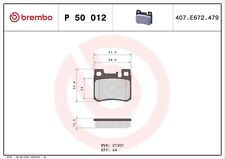 BREMBO Bremsbelagsatz Scheibenbremse PRIME LINE P 50 012 für MERCEDES 124 W124