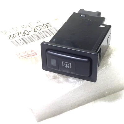 Switch Rear Window Defogger Toyota Corona AT190 CT190 195 ST190 191 195 Genuine - Image 1 of 4