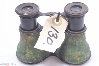 ✅ BINOCULARS DOUBLE TELESCOPE SMALL GERMAN? MODEL BAKELITE EYE-PIECES ANTIQUE - Image 1 of 4