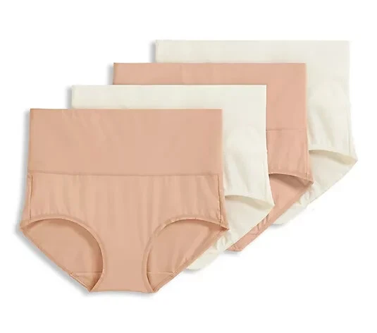 Jockey Set of 4 Smoothing Brief Light/Ivory,X-Large A596556 - Image 1 of 1