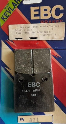 Juego de pastillas de freno, delantero EBC FA171 se adapta a: BMW K75, R80, R100, K100 Foto 1 de 2