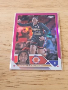 2023 Topps Chrome All American Fuchsia Refractors #47 Mikaylah Williams - Picture 1 of 2