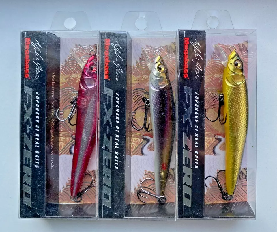 3x Megabass FX ZERO Angelköder Wobbler Set SELTEN! - Bild 1 von 1