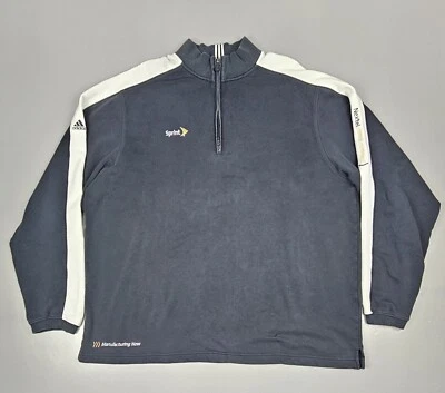 Sudadera Adidas/Sprint x Nextel Cellular para hombre XL. Jersey vintage con cremallera de cuarto Foto 1 de 4