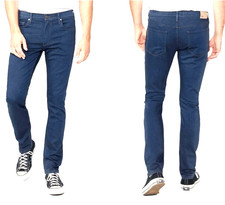 Paige Lennox Jeans Mens Tagged 40 Measure 41.5 x 30.75 Blue Slim Stretch USA