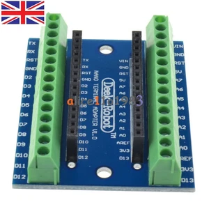 Nano Klemmen Adapter für das Arduino Nano V3.0 AVR ATMEGA328P-AU Modul Platte - Bild 1 von 1