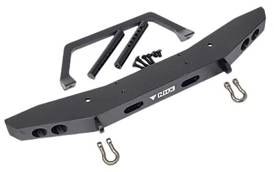 NHX RC Alum Front Bumper w/ Mount & Shackles : Everest Gen7 Sport / Pro Black - Image 1 of 4