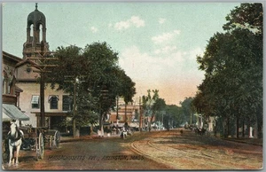 ARLINGTON MA MASSACHUSETTS AVENUE ANTIKE POSTKARTE - Bild 1 von 2