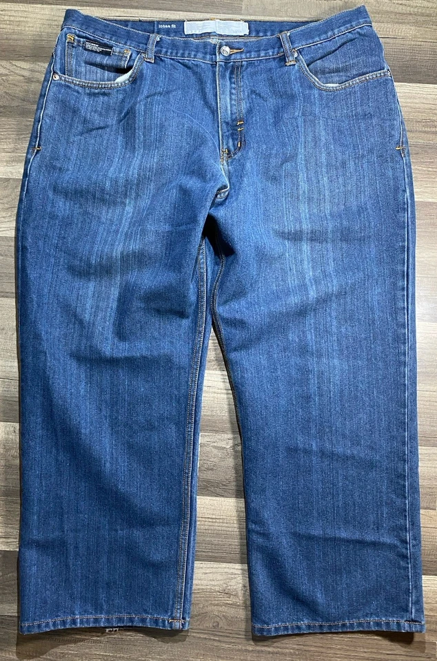 Rocawear Jeans Mens 36x26 Blue Denim Streetwear Wide Leg 2000s Y2K Loose Fit - Image 1 of 4