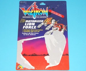 VOLTRON MOTORIZED LION FORCE CARDBACK CARD BACK BLACK USA 1984 LJN TOYS - Bild 1 von 2