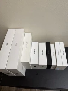 Apple PUSTE pudełko partia 9 - iPad iPhone 14 15pro 13 Mini XR XS 13pro (tylko pudełko) - Zdjęcie 1 z 6