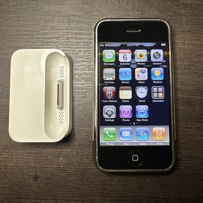 Apple iPhone 2G Smartphone 8GB AT&T Silver Used - Image 1 of 4