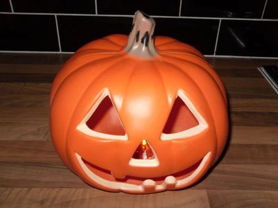 HALLOWEEN PUMPKIN LED LIGHT UP PUMPKIN HALLOWEEN DECORATION NEW - Image 1 of 2