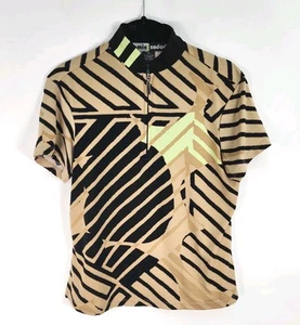 Jamie Sadock Top Women's XS 1/4 Zip Golf Geometric Print - Picture 1 of 9