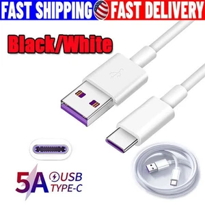 USB Type C Fast Charger CableFor Samsung Galaxy S9 S10 S20 Ultra Note 9 10 20 22 - Picture 1 of 11