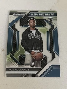 Ron Holland II "New Recruits" 2024 Panini Prizm Draft Picks Rookie Card RC #3 - Picture 1 of 2