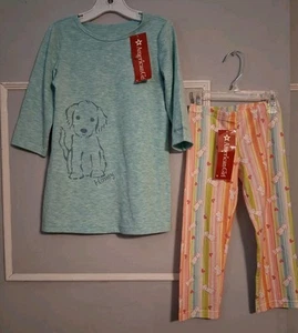NWT American Girl HONEY PUPPY Pajama Set Child Size XS - Picture 1 of 11