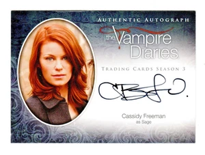 The Vampire Diaries Season 3 Cassidy Freeman as Sage Autograph A12 - Picture 1 of 1