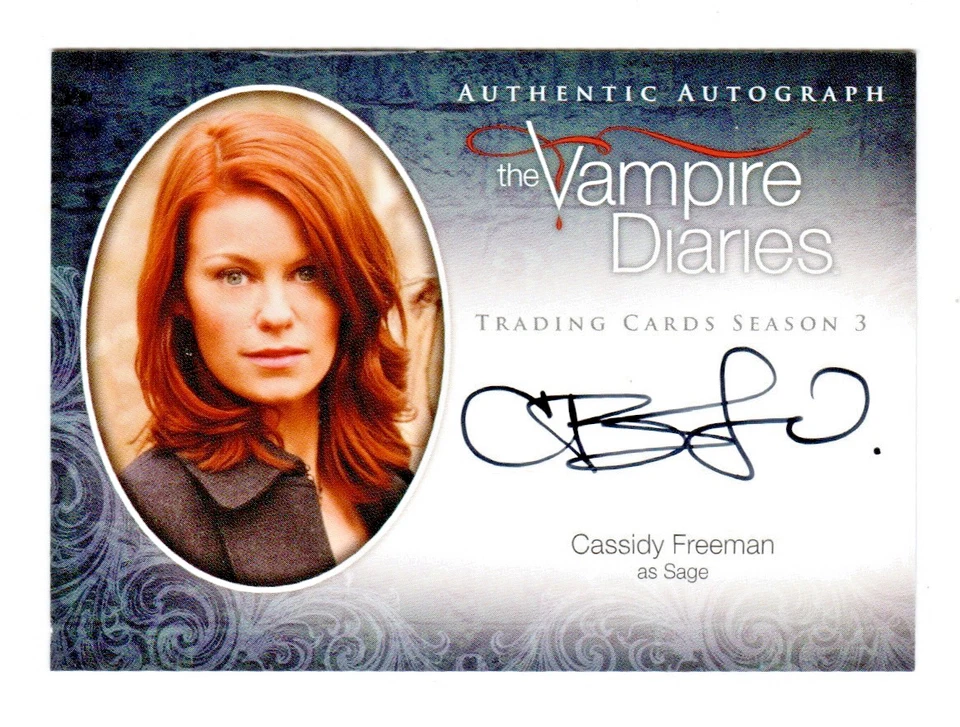 The Vampire Diaries Season 3 Cassidy Freeman as Sage Autograph A12 - Image 1 of 1