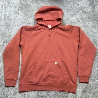Sudadera con Capucha Carhartt Peso Medio Para Mujer M Coral Sudadera Pullover Bolsillo Canguro Foto 1 de 4