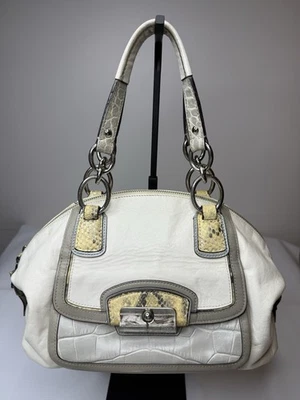 Bolso de mano Coach Kristin Spectator de cuero con cúpula Foto 1 de 4