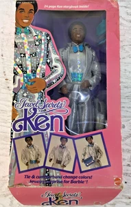 Vintage Ken Puppe Jewel Secrets 1986 Mattel African American Smoking Box beschädigt - Bild 1 von 8