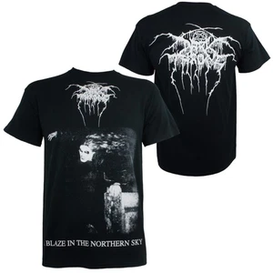 Auténtica Camiseta DARKTHRONE A Blaze In The Northern Sky Logo S M L XL NUEVA - Imagen 1 de 9