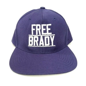 Free Brady Blue Snapback Hat Tom Brady Football Cap Zephyr NFL Patriots - Picture 1 of 7