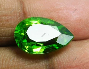 9 Ct Natural Certified Peridot Green Pear Shape Loose Gemstones - Picture 1 of 4