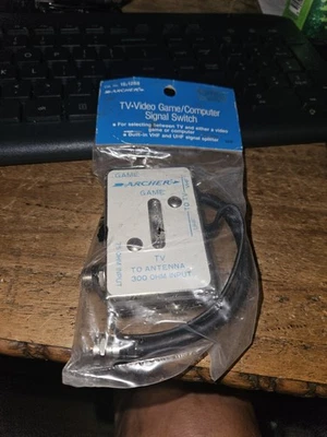VINTAGE NOS ARCHER TV VIDEO GAME/COMPUTER SIGNAL SWITCH ATARI 15-1268 - Image 1 of 2