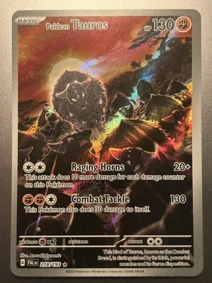 Paldean Tauros 218/193 Sv02: Paldea Evolved Holo - Image 1 of 4