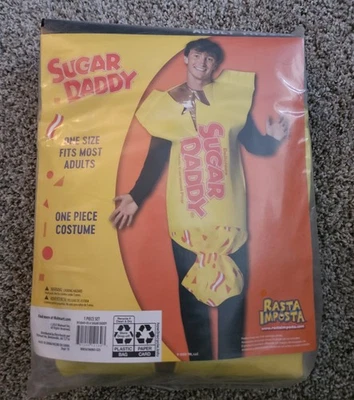 Sugar Daddy One Piece Halloween Costume for Adults Adult Fits S-XL NEW W/ Tags - Image 1 of 2