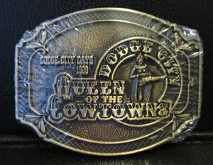 Boucle de ceinture Dodge City Days Queen of Cowtown 1989 Kansas 6ème série sn 118 / 500 - Photo 1/4