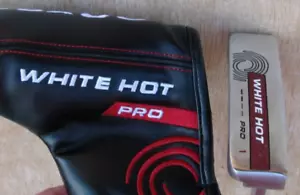 CLEAN ODYSSEY WHITE HOT PRO 2.0 # 1 BLADE PUTTER 34.5" INCH LONG + NEW HEADCOVER - Picture 1 of 9