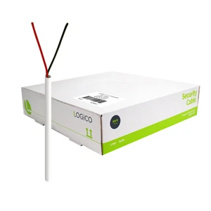 500ft 22/2 Unshielded CCA Security Alarm Control Wire Stranded PVC Jacket White - Picture 1 of 7