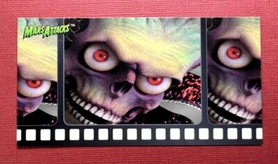 1996 TOPPS WIDEVISION MARS ATTACKS PROMO CARD (EX/NM) SIZE: 4-3/4" x 2-1/2" * - Image 1 of 2