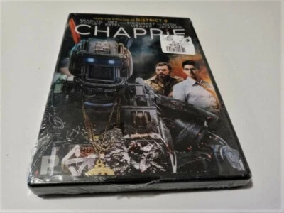 Chappie (DVD, 2015) with Sharlto Copley, Dev Patel, Hugh Jackman NEW DVD - Image 1 of 2