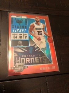 2018-19 Contenders Optic Kemba Walker RED Refractor Season Ticket Celtics - Picture 1 of 2