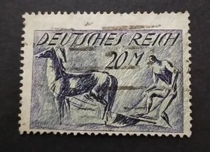 Germany 1921 Stamp. Ploughman. SG#195. UNG - Picture 1 of 2