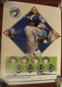 Póster de Roberto Alomar de los Azulejos de Toronto - Imagen 1 de 2