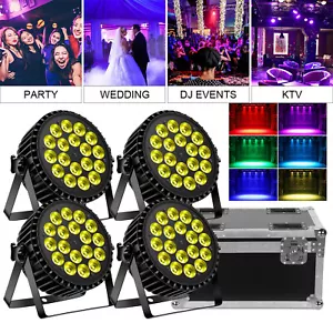 270W LED Par Scheinwerfer 18 LED Strahler RGB UV DMX Strobe Bühnenlicht DJ Party - Bild 1 von 17