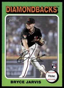 2024 Topps Heritage Bryce Jarvis Rookie Karte #287 Arizona Diamondbacks - Bild 1 von 2