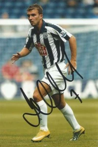 WEST BROM: JAMES MORRISON SIGNED 6x4 ACTION PHOTO+COA - Picture 1 of 1