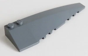 LEGO - angolo/cuneo 10x3 destro (2 pezzi), blu scuro grigio #50956 - Foto 1 di 1