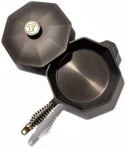 FINEX Seasoned Cast Iron 8 Inch Skillet with Lid NEW - Picture 1 of 5