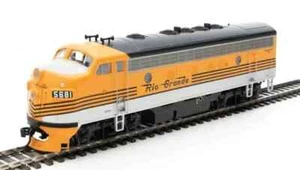 WALTHERS 910-19971 HO EMD F7 A-B SET RIO GRANDE DCC & SOUND D&RGW #5681 & #5682 - Picture 1 of 6