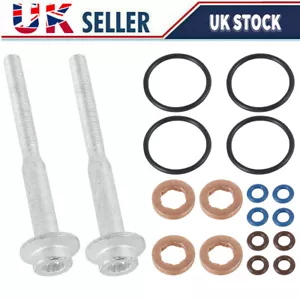 18Pcs Kit Injector Clamp Bolt Nozzle Seal For VW Audi A1 A3 Skoda Seat 1.6 TDi - Picture 1 of 14