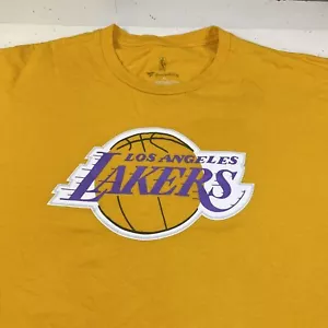 FANATICS LOS ANGELES LA LAKERS NBA BASKETBALL TEE T SHIRT Mens XL Lonzo Ball #2 - Picture 1 of 5
