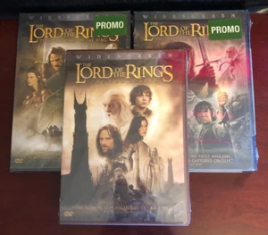 The Lord of the Rings Widescreen 3 DVD Lot 2 are Rare Promo Versions - Picture 1 of 9