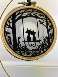 Cat Shadow Box Transparent Ornament - Picture 1 of 7
